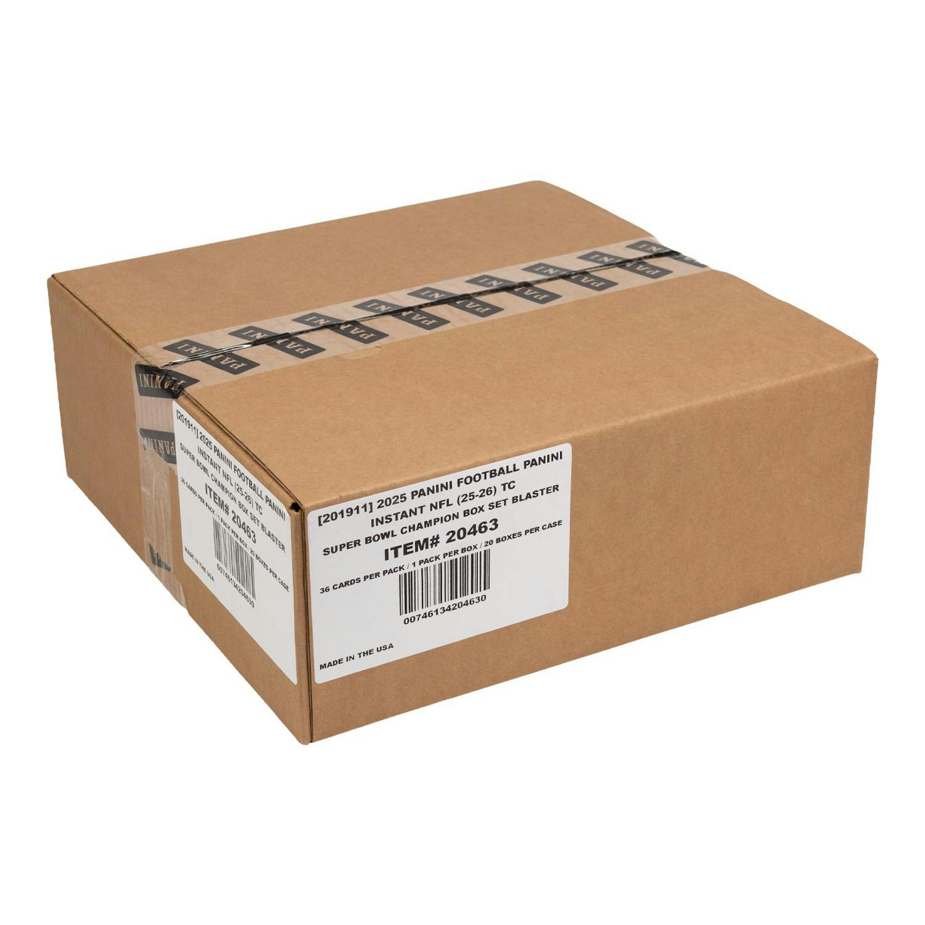 2025 Panini Seattle Seahawks Super Bowl LX Champions Set 20-Box Case