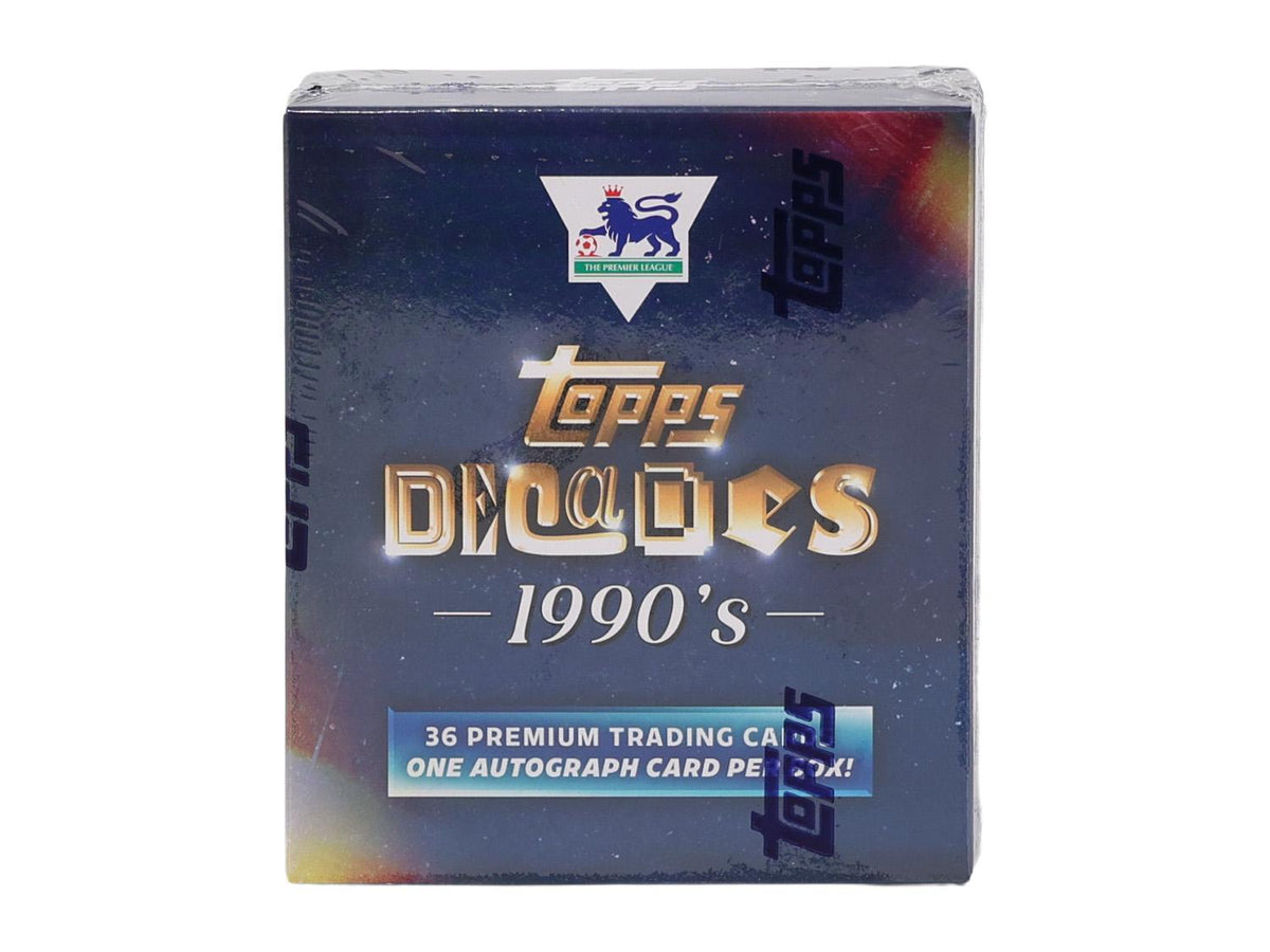 2025 Topps Decades 90's Premier League EPL Soccer Hobby Box