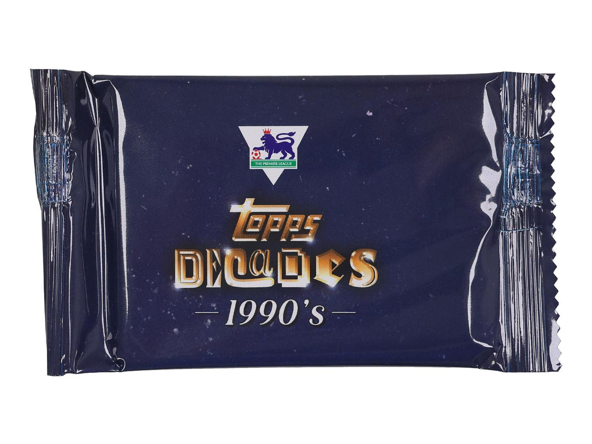 2025 Topps Decades 90's Premier League EPL Soccer Hobby Pack