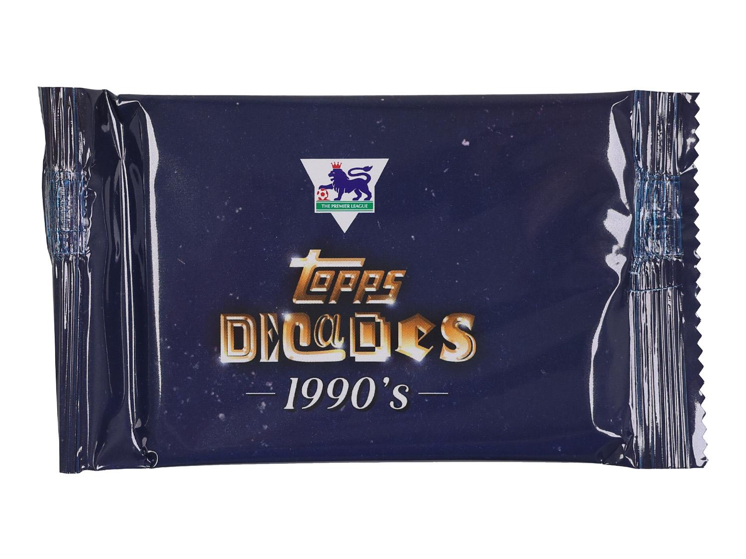 2025 Topps Decades 90's Premier League EPL Soccer Hobby Pack