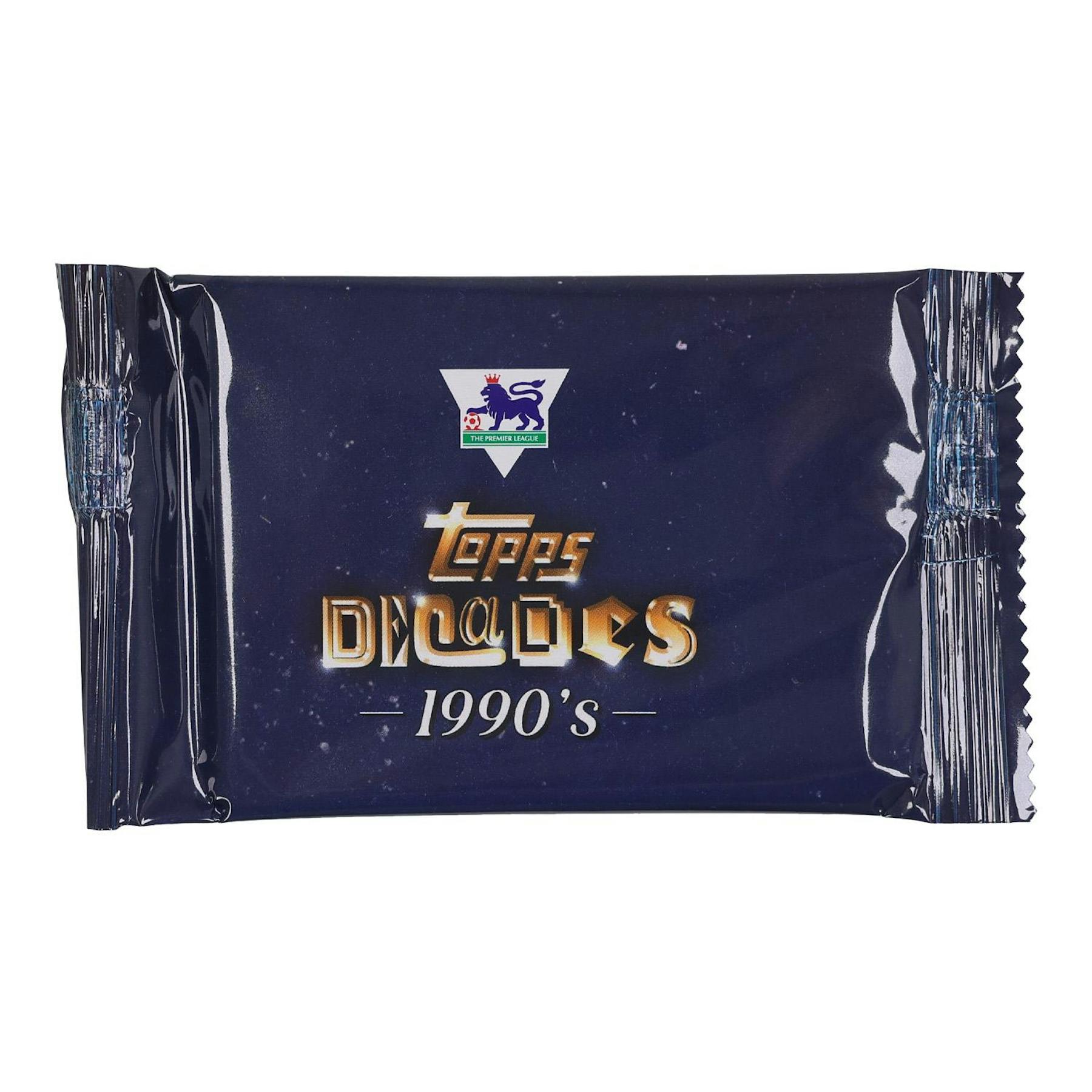 2025 Topps Decades 90's Premier League EPL Soccer Hobby Pack