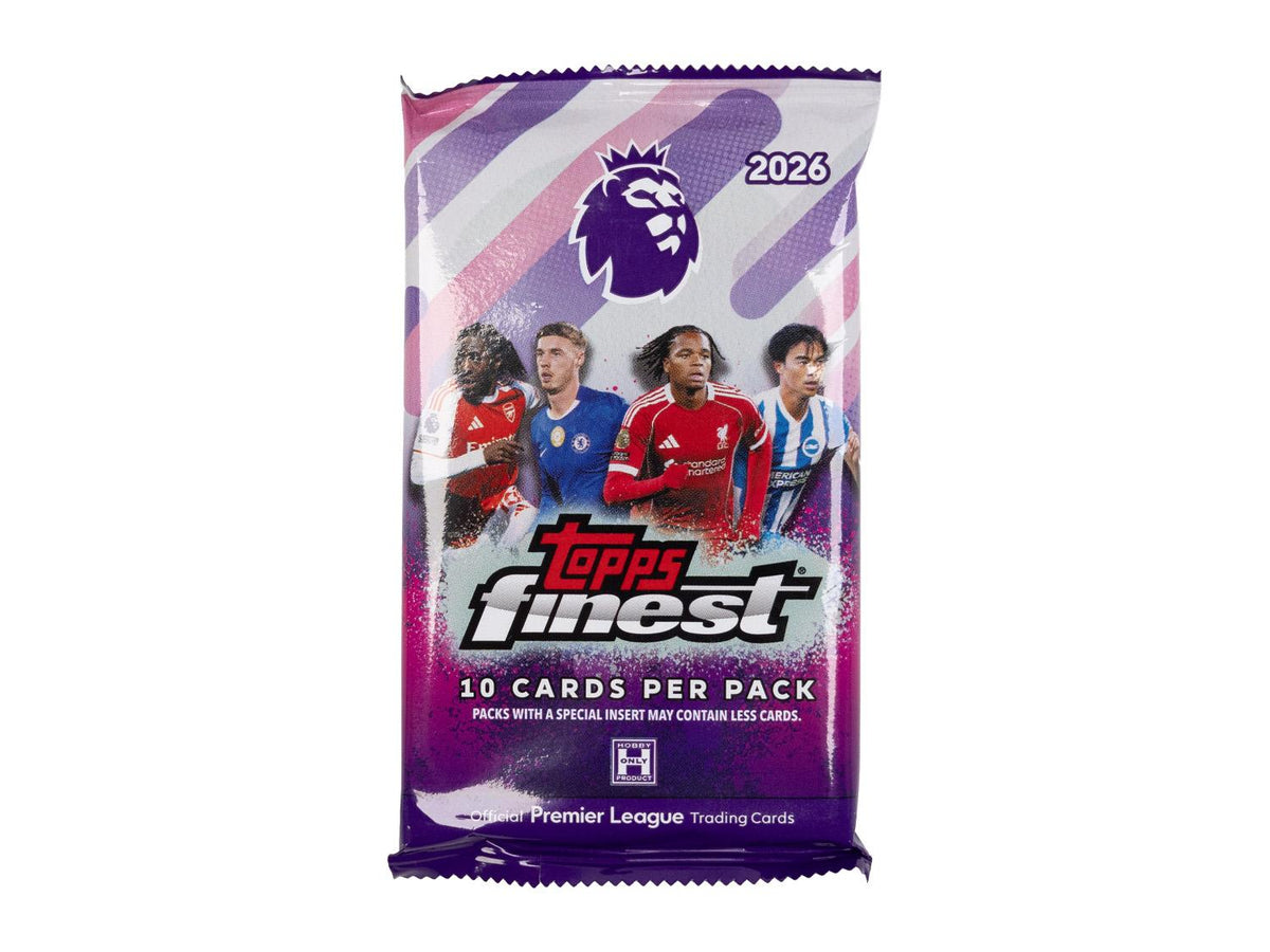 2026 Topps Finest Premier League EPL Soccer Hobby Pack