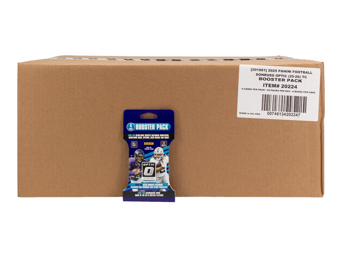 2025 Panini Donruss Optic Football Sleeved Pack 4-Box Case (376 Ct.)
