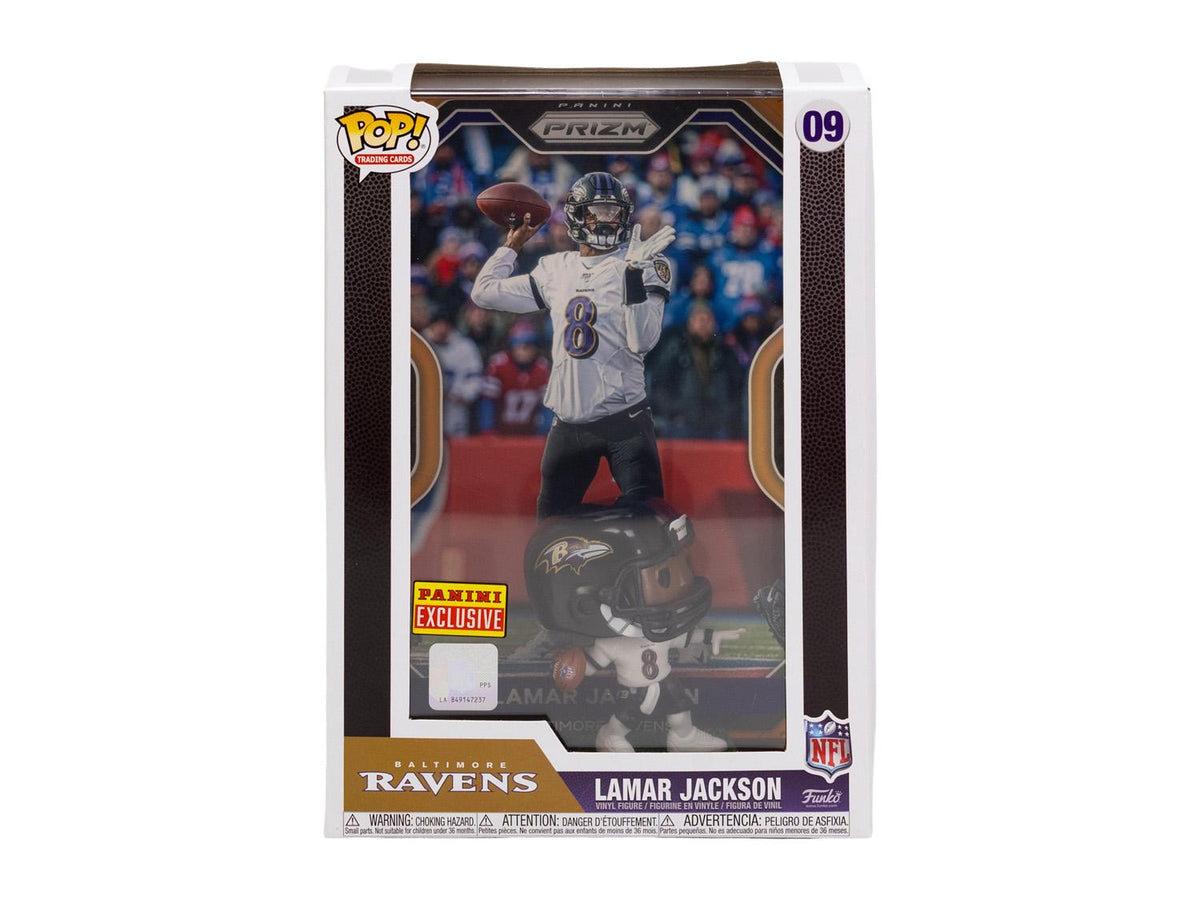 Lamar Jackson Panini Prizm Gold Funko Pop! Figure