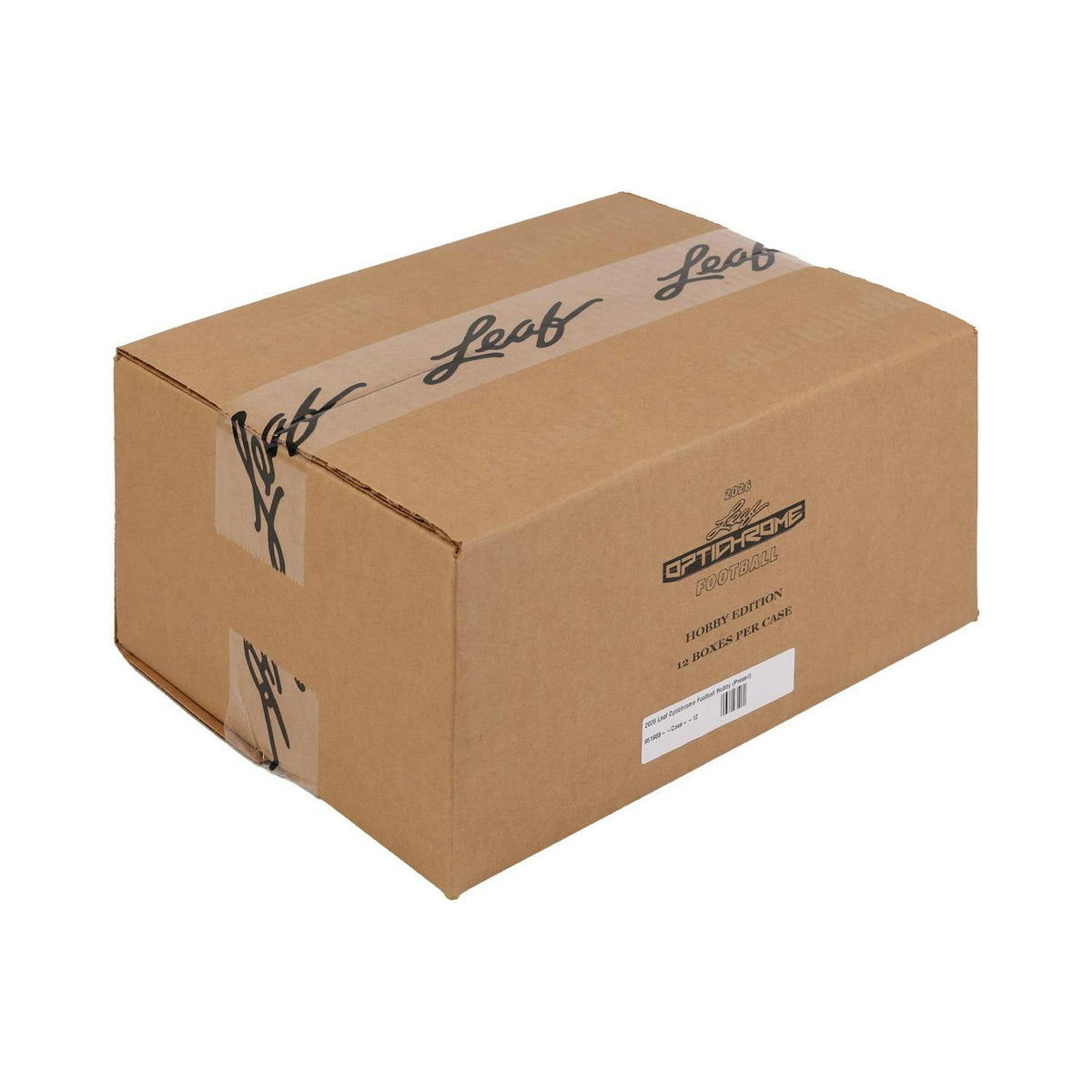2026 Leaf Optichrome Football Hobby 12-Box Case