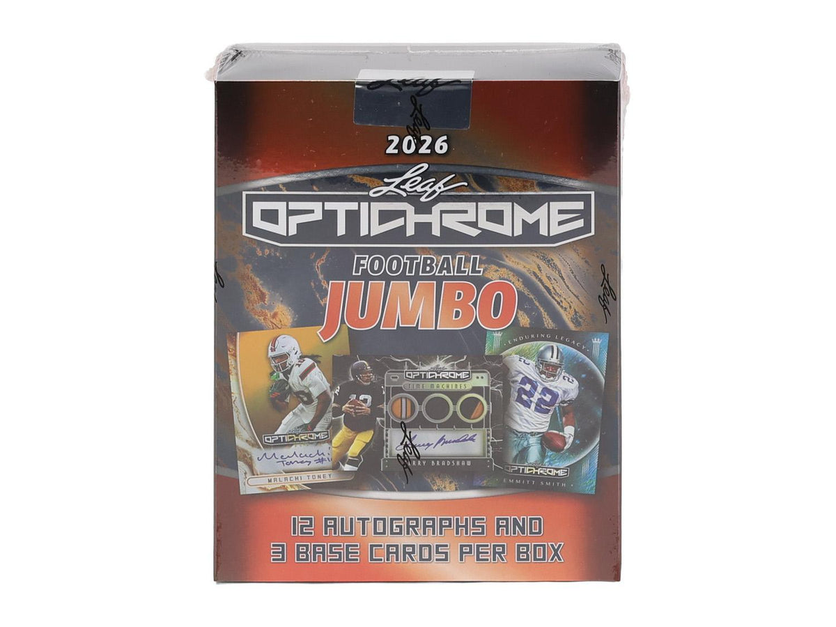 2026 Leaf Optichrome Football Hobby Jumbo Box