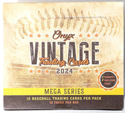 2024 Onyx Vintage Mega Series Baseball Hobby Box (Reed Buy)