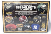 2023 TriStar Hidden Treasures Autographed Football Mini Helmet Platinum Edition Hobby Box (Reed Buy)