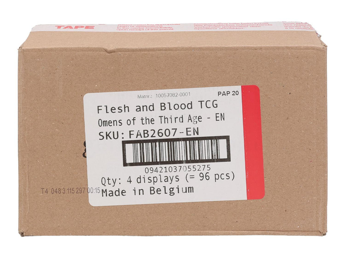 Flesh and Blood TCG: Omens of the Third Age Booster 4-Box Case