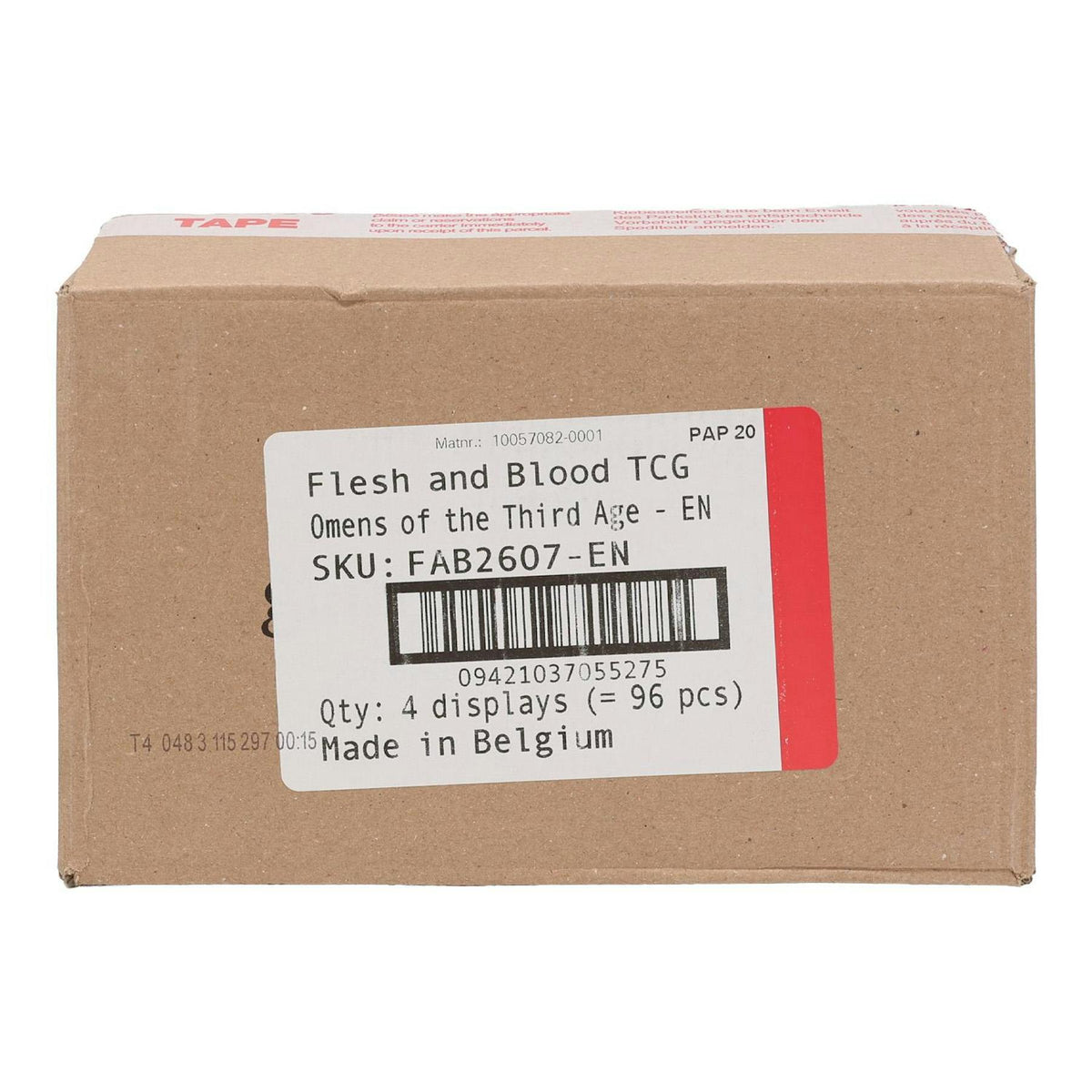 Flesh and Blood TCG: Omens of the Third Age Booster 4-Box Case