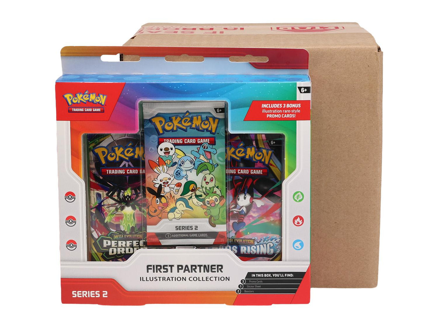 Pokemon First Partner Illustration Collection Series 2 6-Box Case