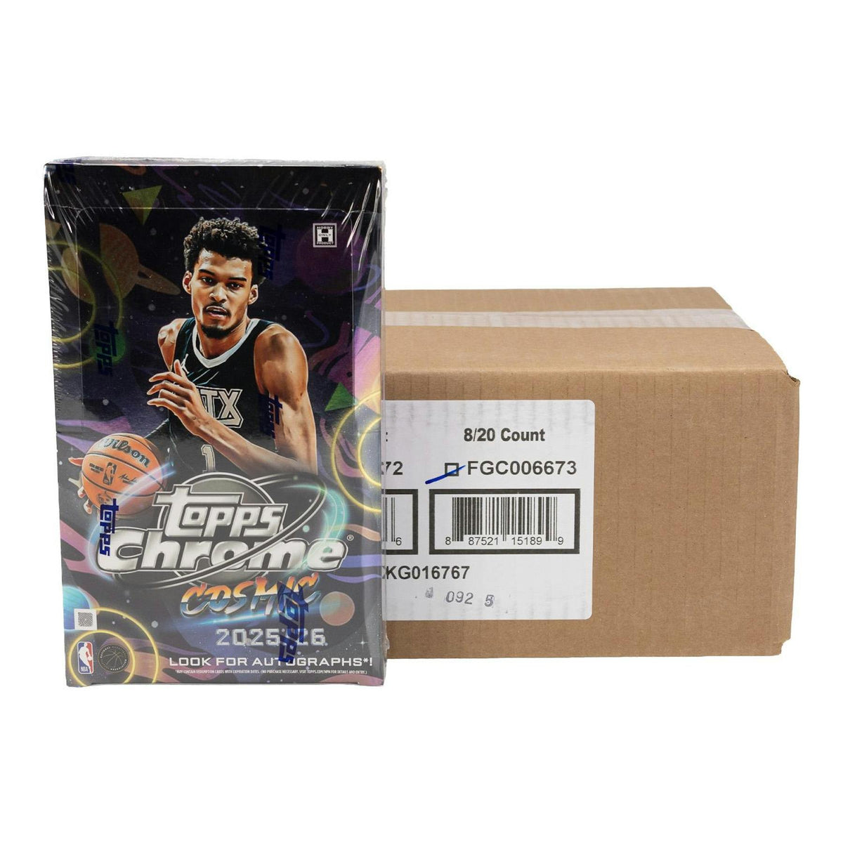 2025/26 Topps Cosmic Chrome Basketball Hobby 8-Box Case