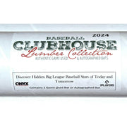 2024 Onyx Baseball Clubhouse Lumber Collection Game Used & Autographed Baseball Bat (Reed Buy)