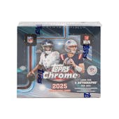 2025 Topps Chrome Football Hobby Jumbo Box