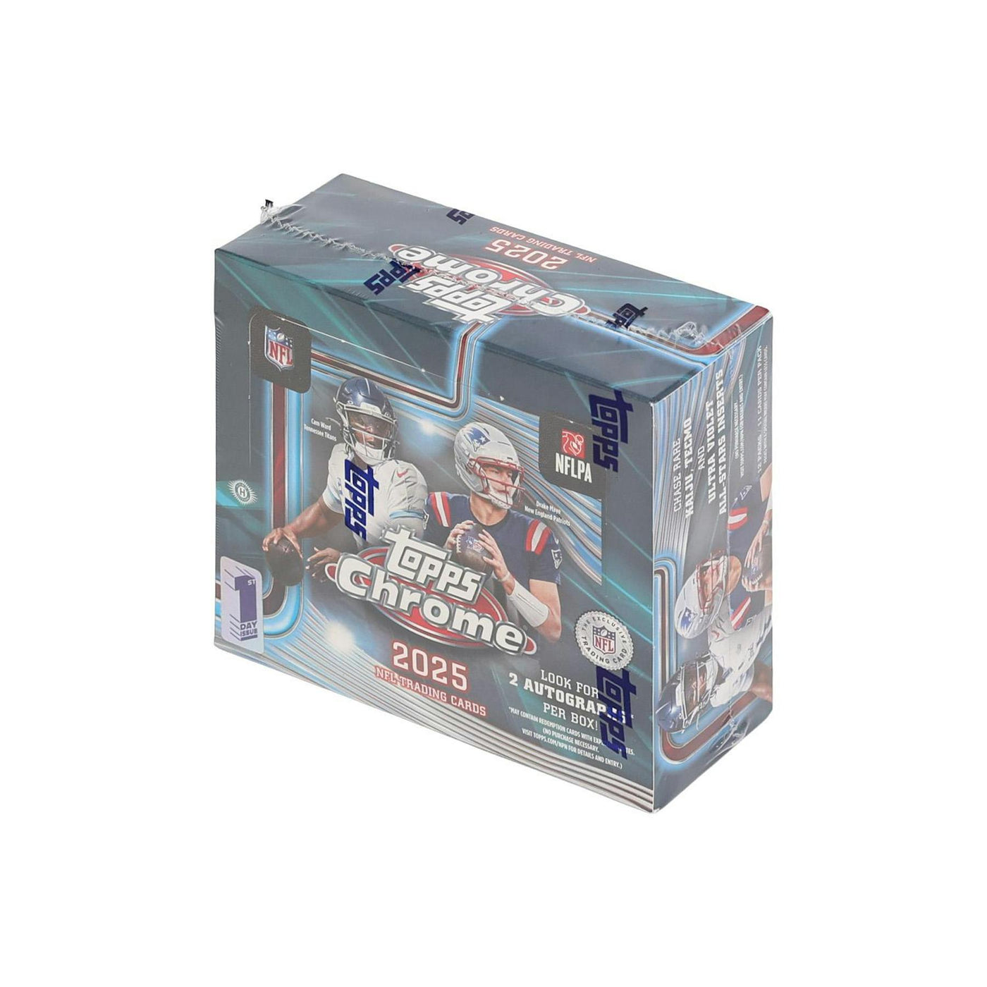 2025 Topps Chrome Football First Day Issue Hobby Box