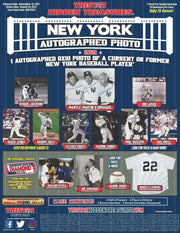 2021 Tristar Hidden Treasures Autographed New York Baseball 8x10 Photo Edition Box (Reed Buy)