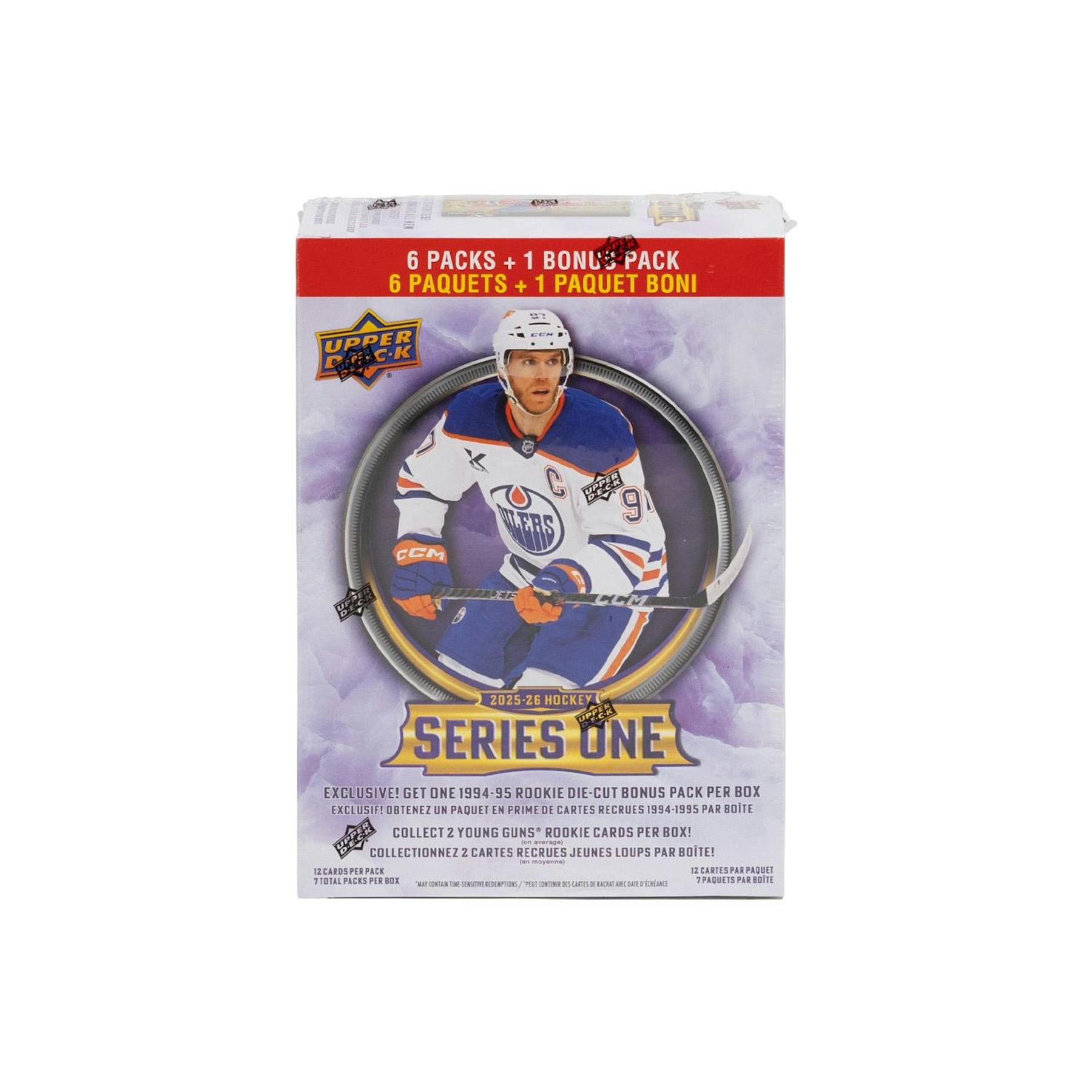 2025/26 Upper Deck Series 1 Hockey Mega 20-Box Case (1994/95 Rookie Die-Cut Bonus Pack!)
