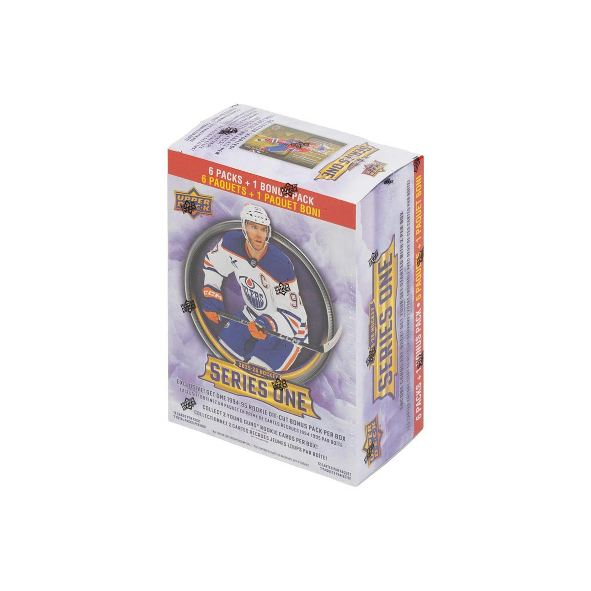 2025/26 Upper Deck Series 1 Hockey Mega 20-Box Case (1994/95 Rookie Die-Cut Bonus Pack!)