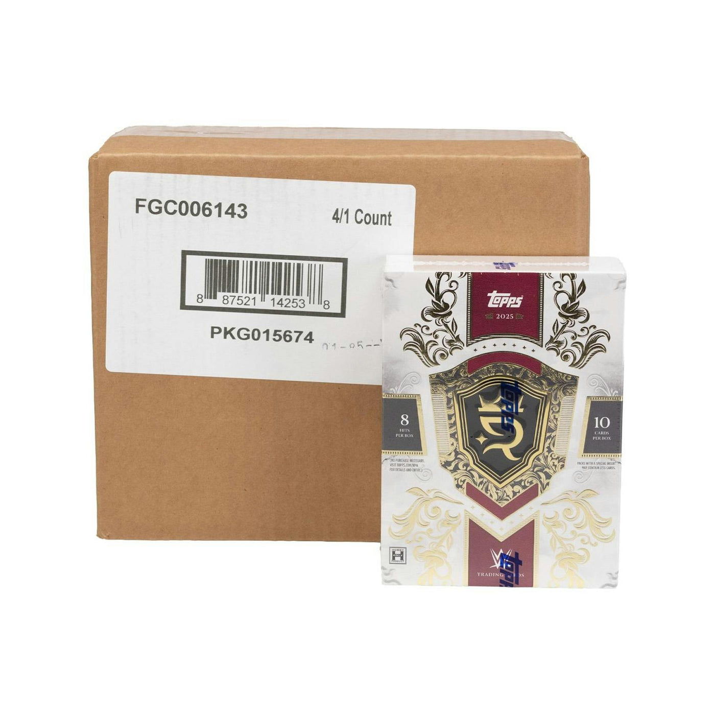 2025 Topps Royalty WWE Wrestling Hobby 4-Box Case