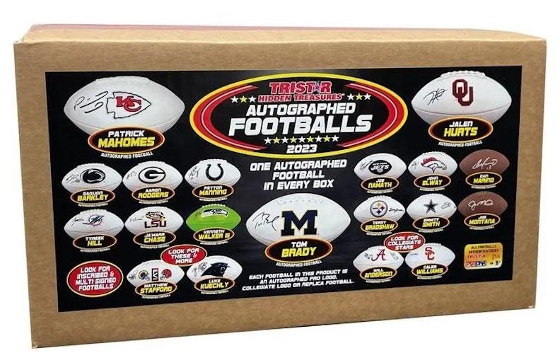 2023 TriStar Hidden Treasures Autographed Football Hobby Box (Reed Buy)