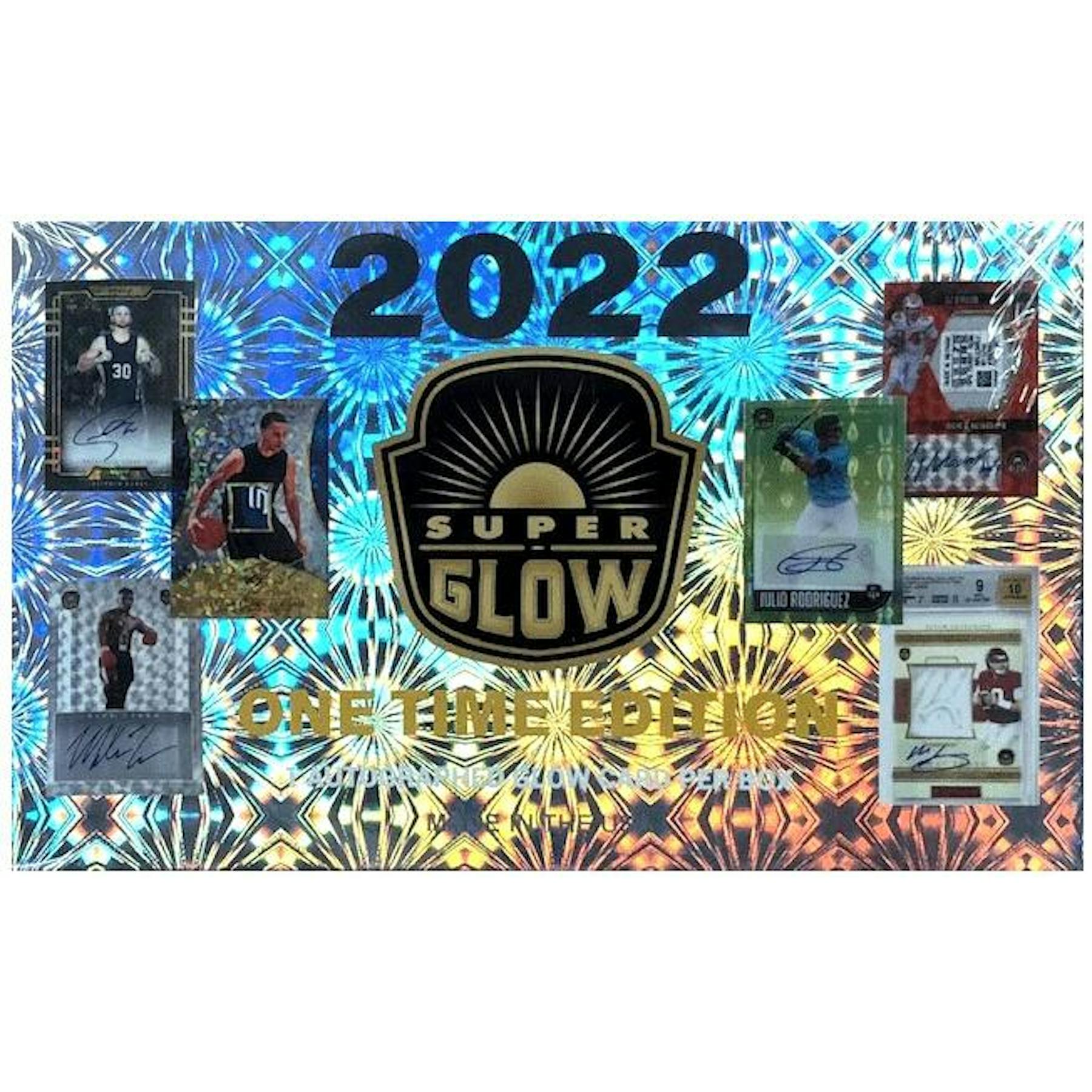 2022 Super Glow Sports One Time Edition Hobby 5-Box Case (Reed Buy)