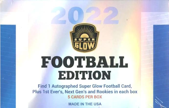 2022 Super Glow Football Edition Hobby Box (Reed Buy)