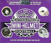 2020 Leaf Autographed Mini-Helmet Football Hobby Box (Reed Buy)