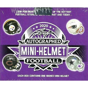 2020 Leaf Autographed Mini-Helmet Football Hobby Box (Reed Buy)