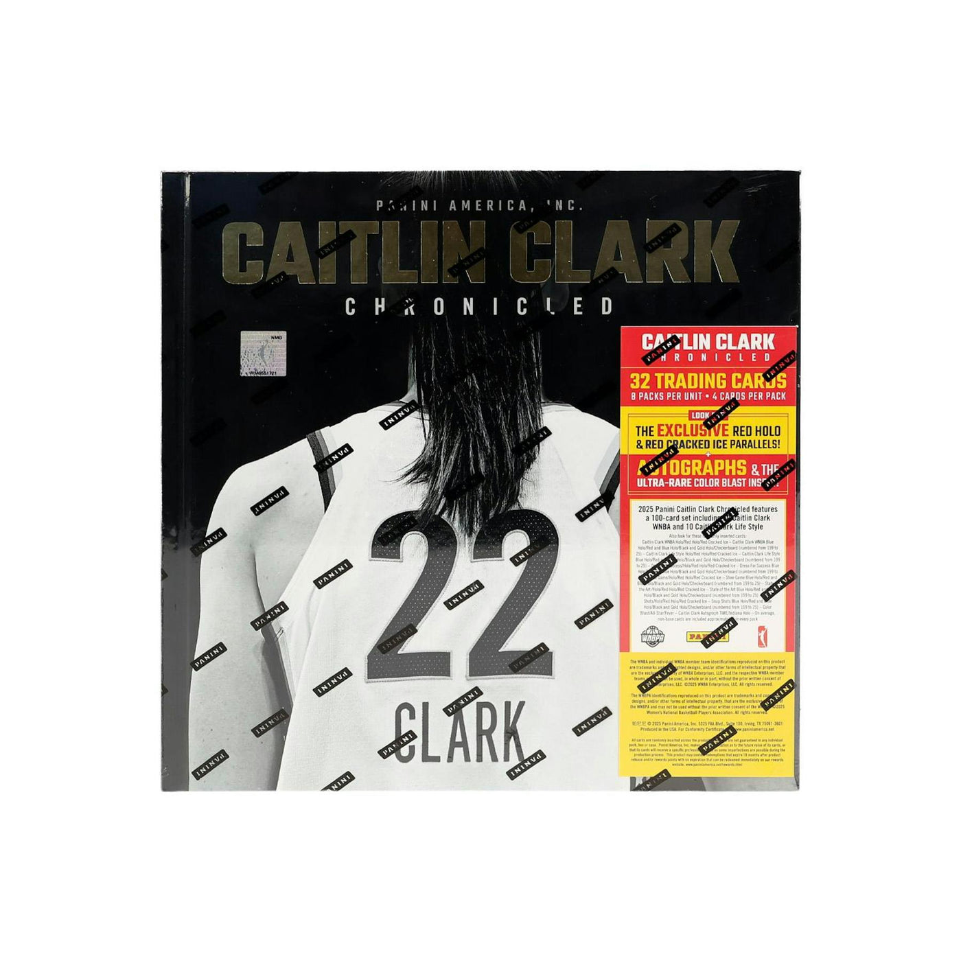 2025 Panini Caitlin Clark Chronicled Keepsake 8-Ct Case (Red Parallels!)
