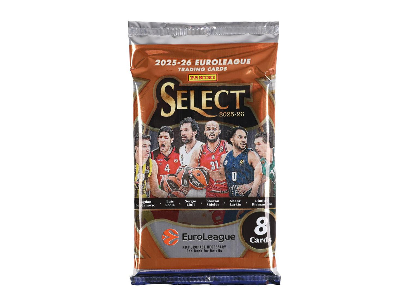 2025/26 Panini Select EuroLeague Basketball Hobby Pack