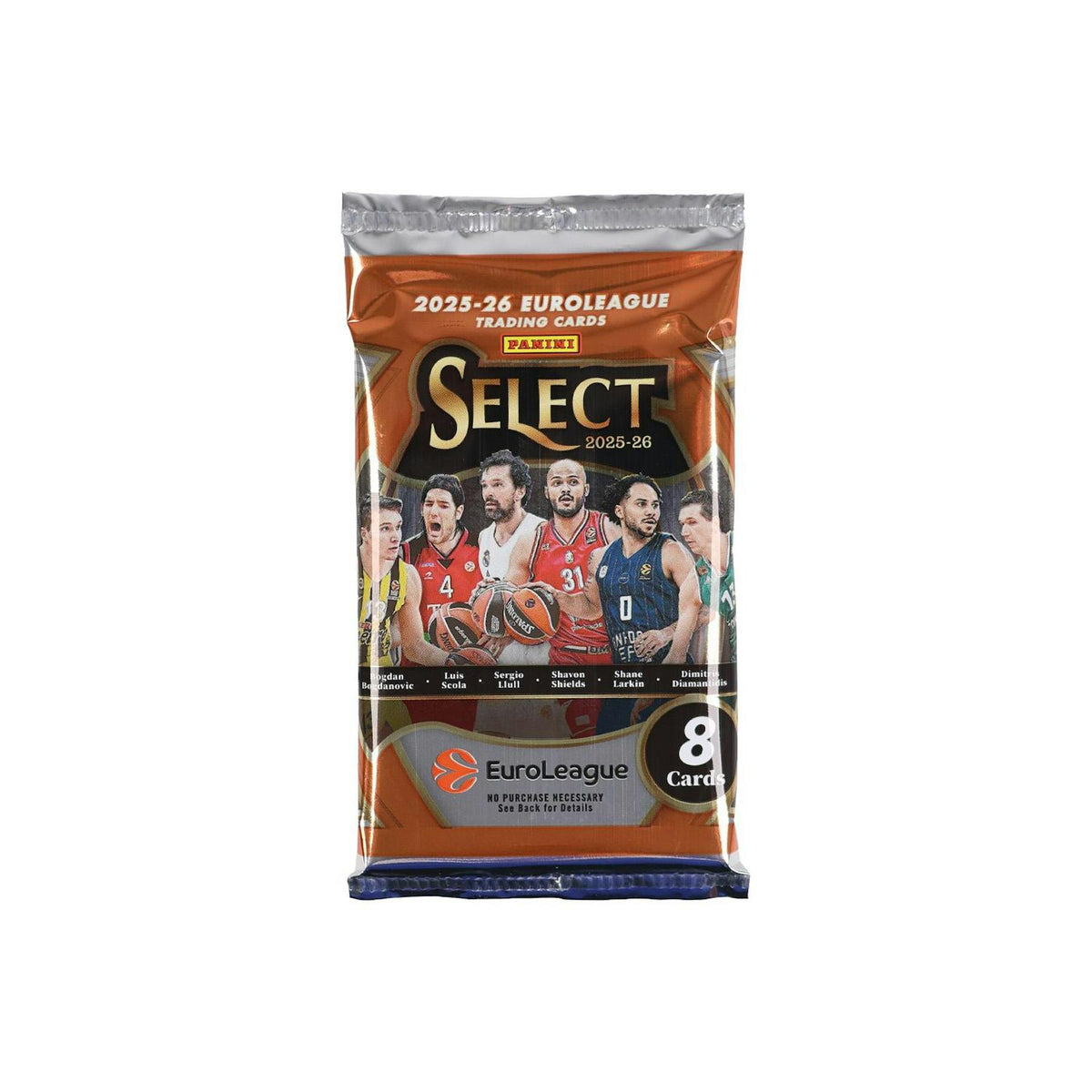2025/26 Panini Select EuroLeague Basketball Hobby Pack