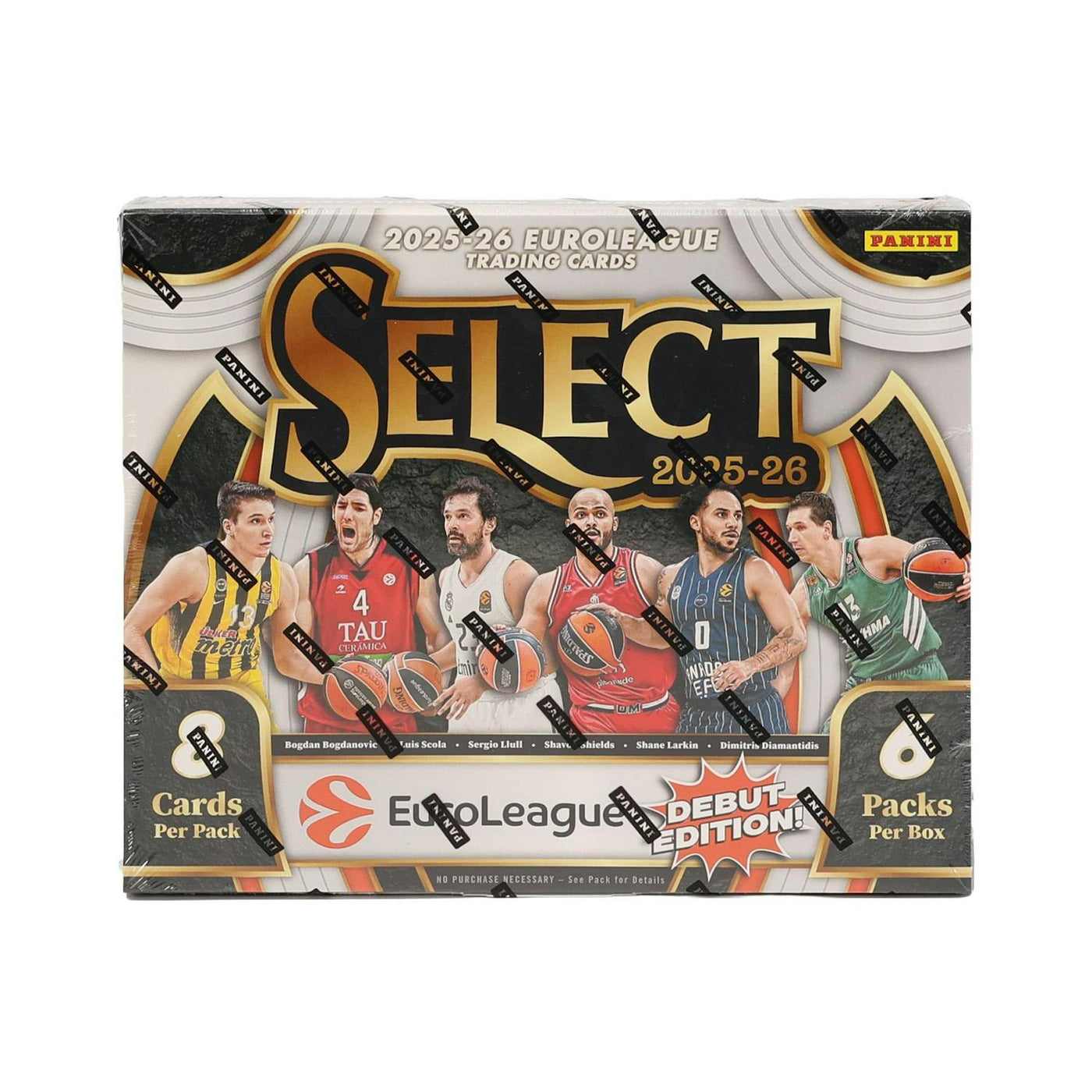 2025/26 Panini Select EuroLeague Basketball Hobby Box