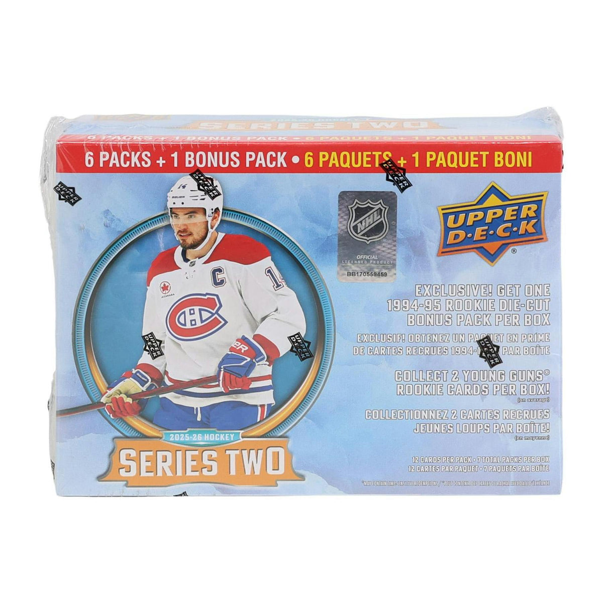 2025/26 Upper Deck Series 2 Hockey Mega Box (1994/95 Rookie Die Cut Bonus Pack!)