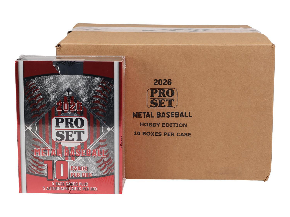 2026 Leaf Pro Set Metal Baseball Hobby 10-Box Case