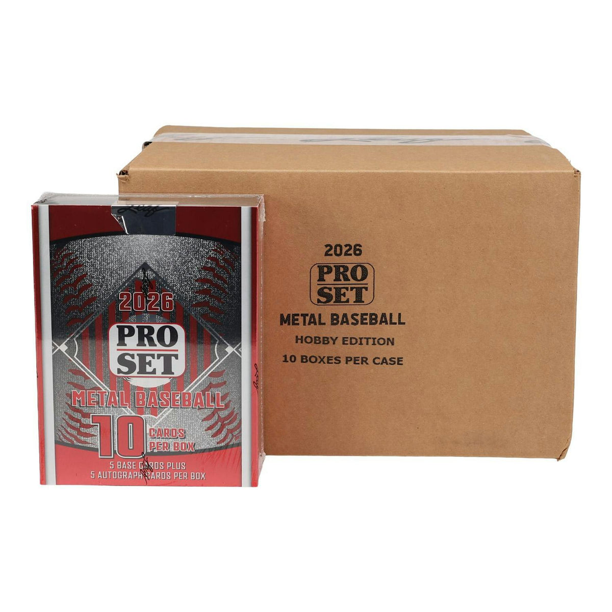 2026 Leaf Pro Set Metal Baseball Hobby 10-Box Case