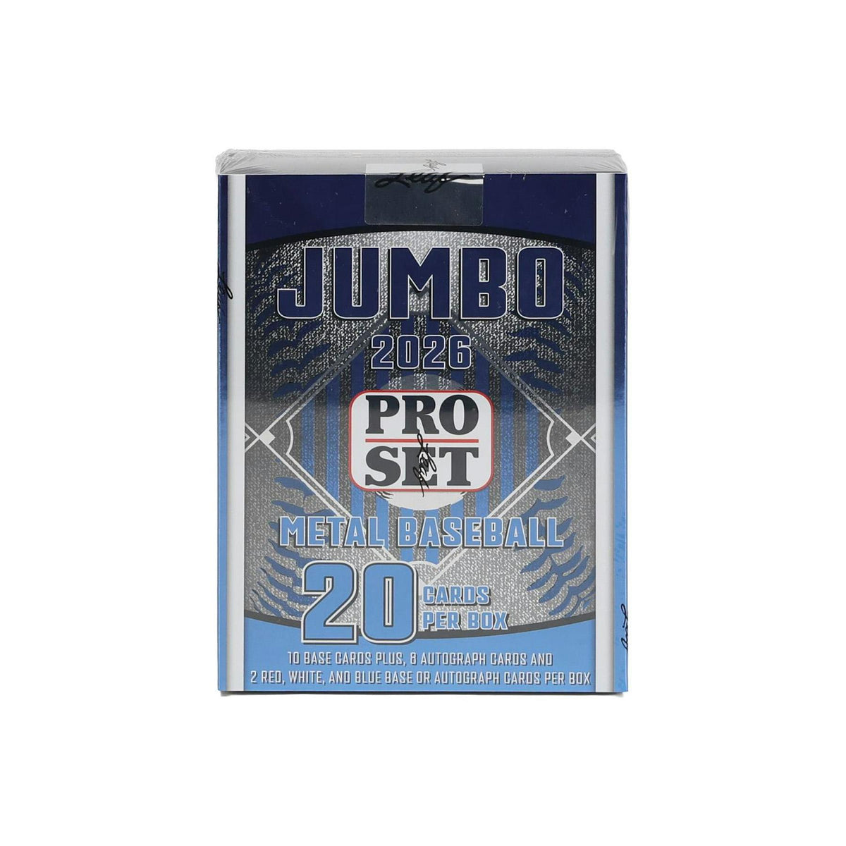 2026 Leaf Pro Set Metal Baseball Hobby Jumbo 8-Box Case