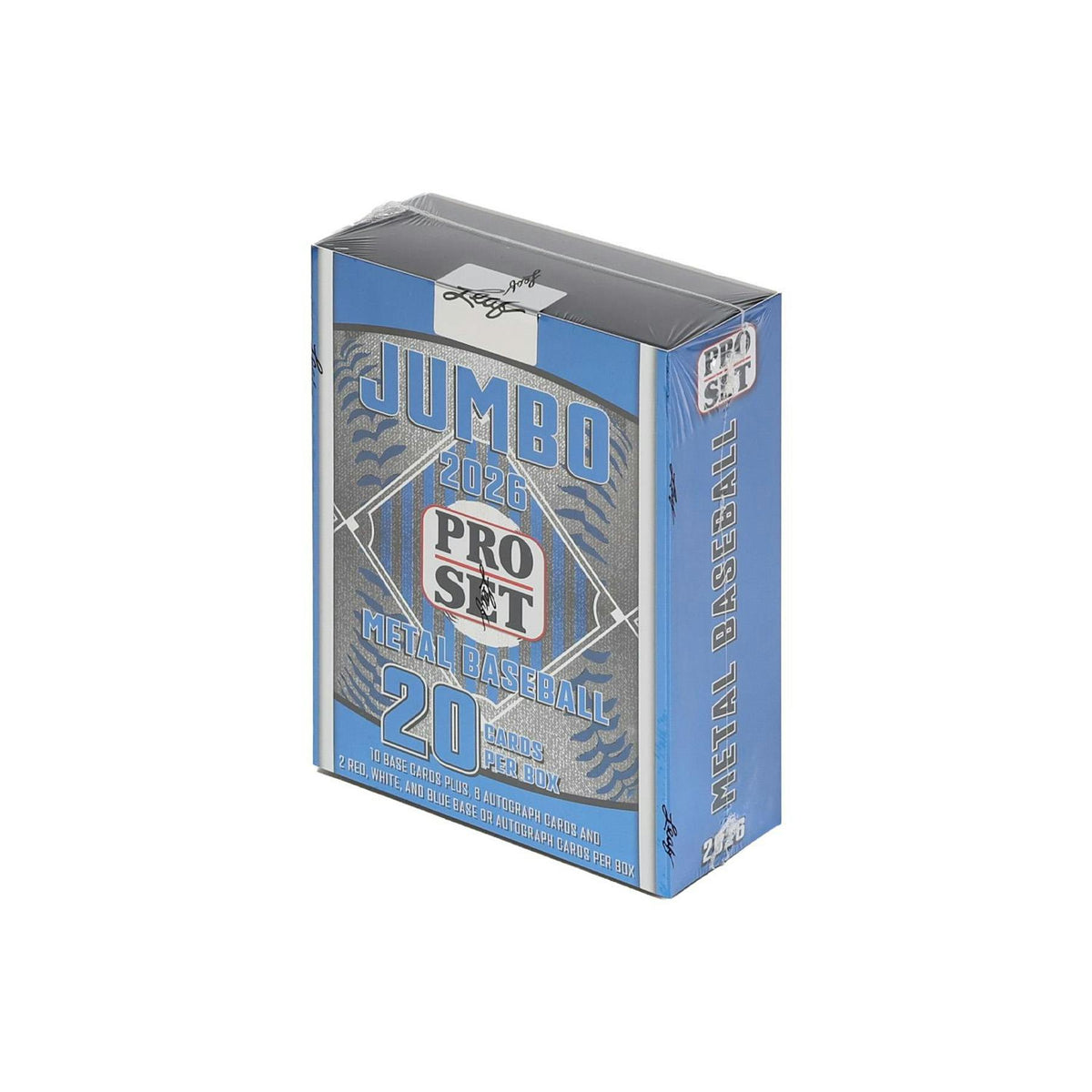 2026 Leaf Pro Set Metal Baseball Hobby Jumbo 8-Box Case