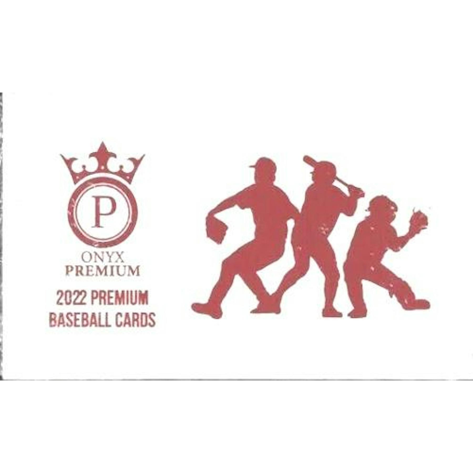 2022 Onyx Premium Baseball Collection Hobby Box (Reed Buy)