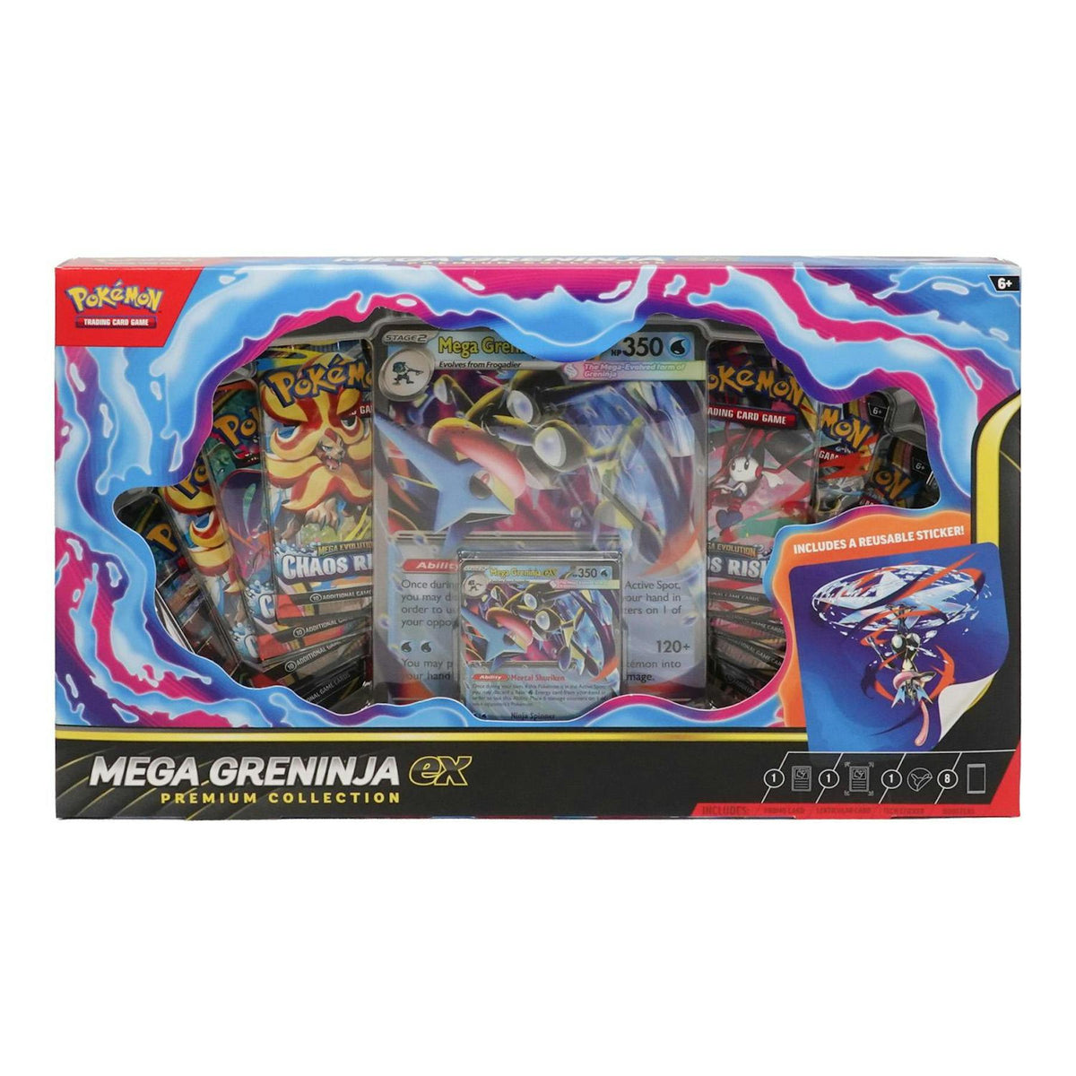 Pokemon Mega Greninja ex Premium Collection 6-Box Case