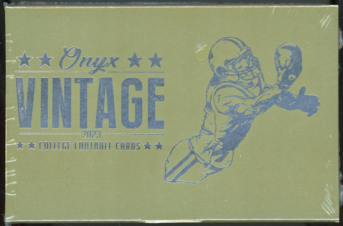 2023 Onyx Vintage College Football Hobby Box (Reed Buy)