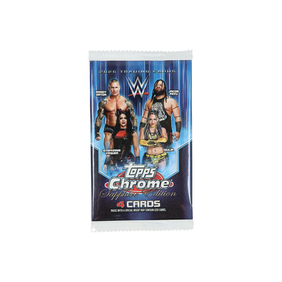 2026 Topps Chrome WWE Wrestling Sapphire Edition Pack