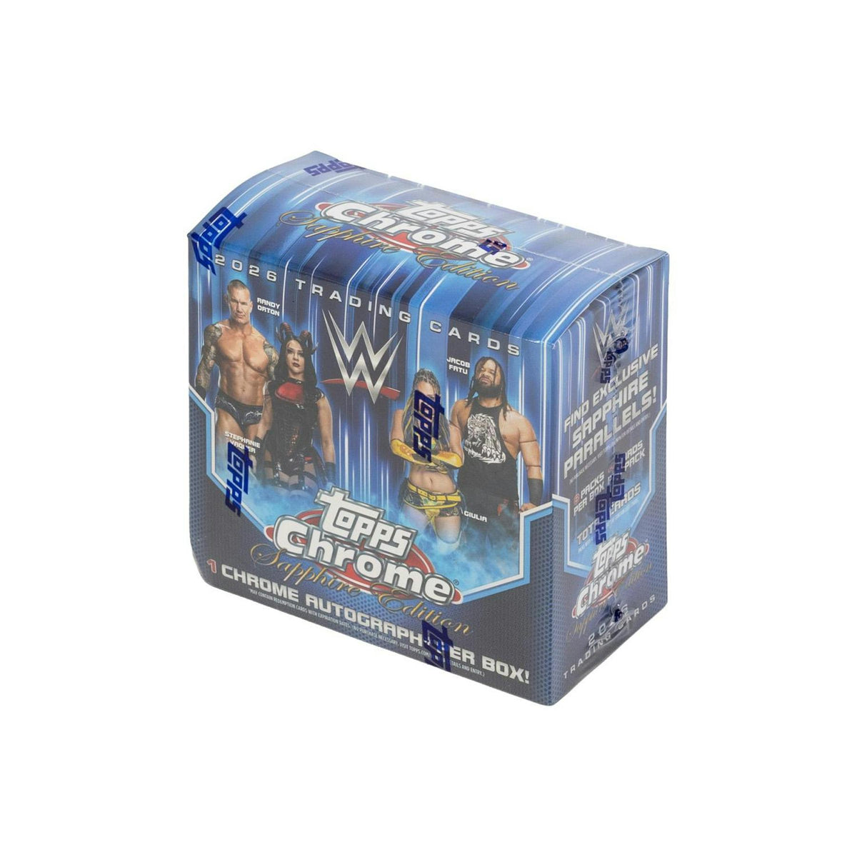 2026 Topps Chrome WWE Wrestling Sapphire Edition Box