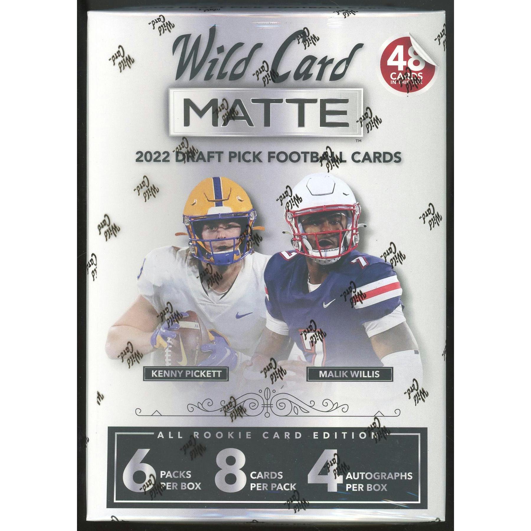 2022 Wild Card Matte Draft Picks Football Mega Box (Silver Box) (Reed Buy)