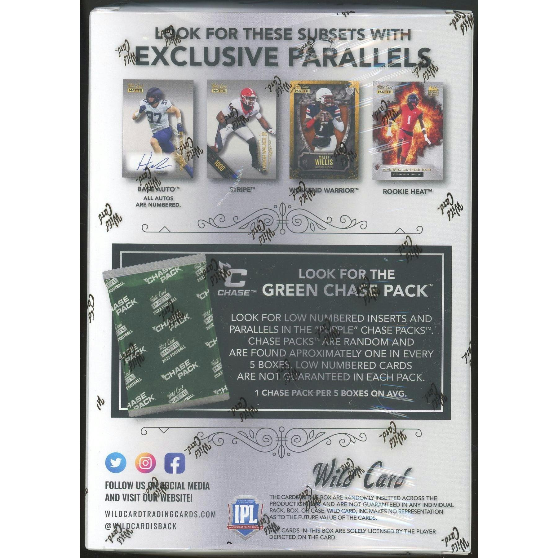 2022 Wild Card Matte Draft Picks Football Mega Box (Silver Box) (Reed Buy)