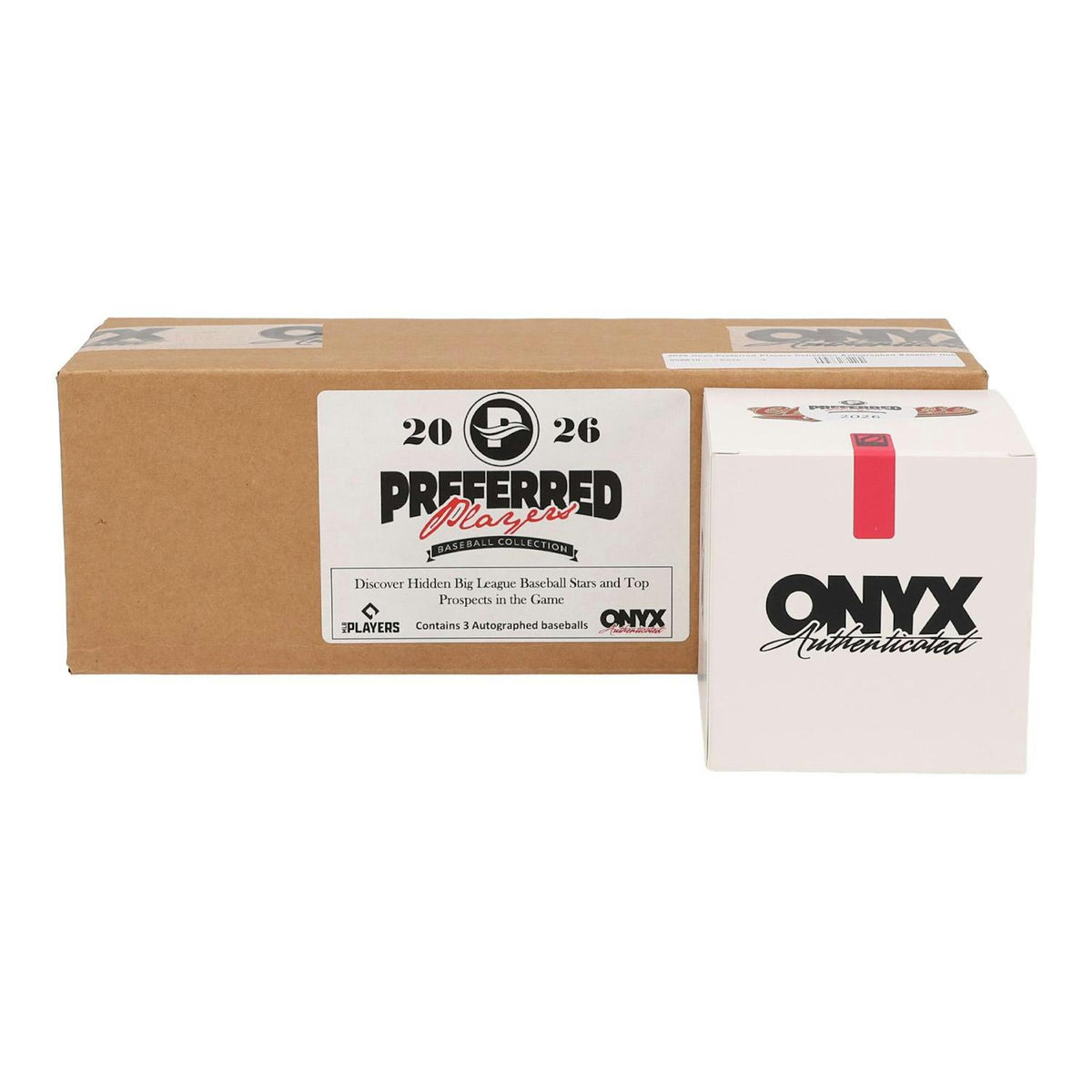 2026 Onyx Preferred Players Collection Autographed Baseball Hobby 3-Box Case