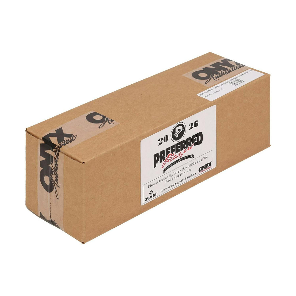 2026 Onyx Preferred Players Collection Autographed Baseball Hobby 3-Box Case