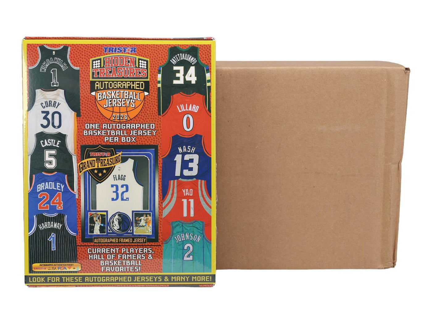 2026 TriStar Hidden Treasures Autographed Basketball Jersey Hobby 5-Box Case