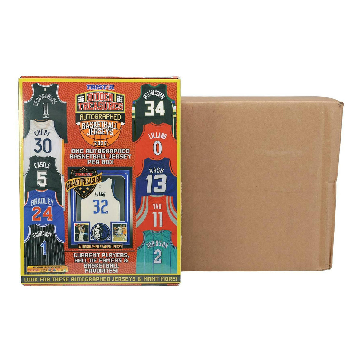 2026 TriStar Hidden Treasures Autographed Basketball Jersey Hobby 5-Box Case