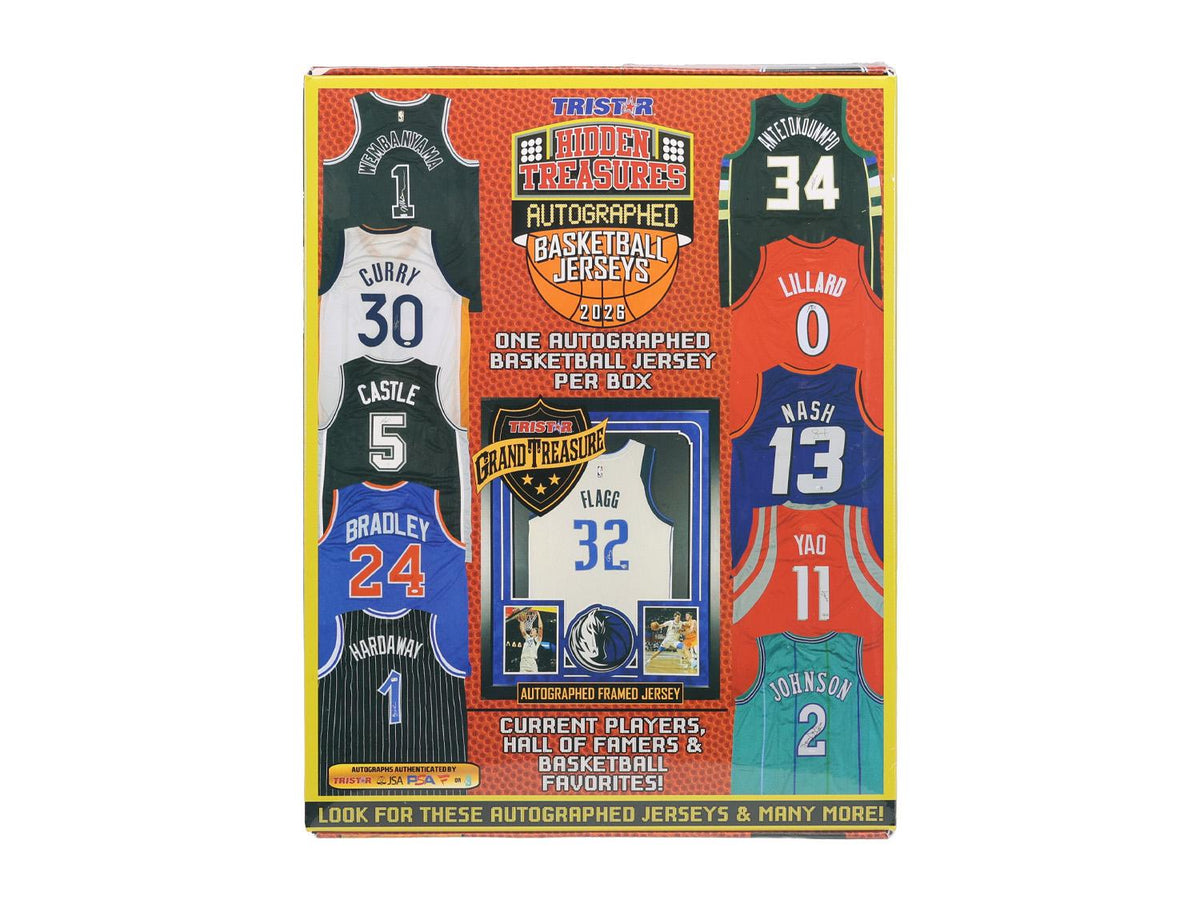 2026 TriStar Hidden Treasures Autographed Basketball Jersey Hobby Box