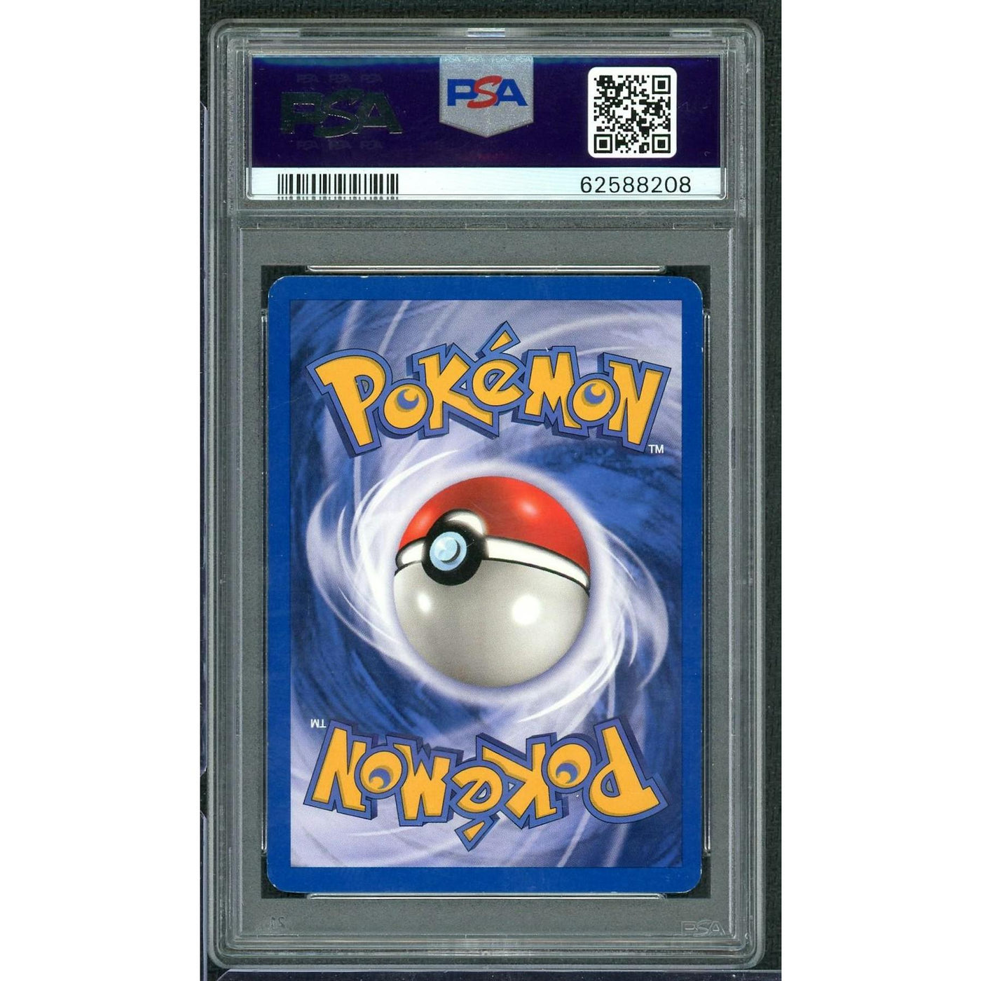 2000 Pokemon Italian Fossil Hitmonlee Holo #7 PSA 8